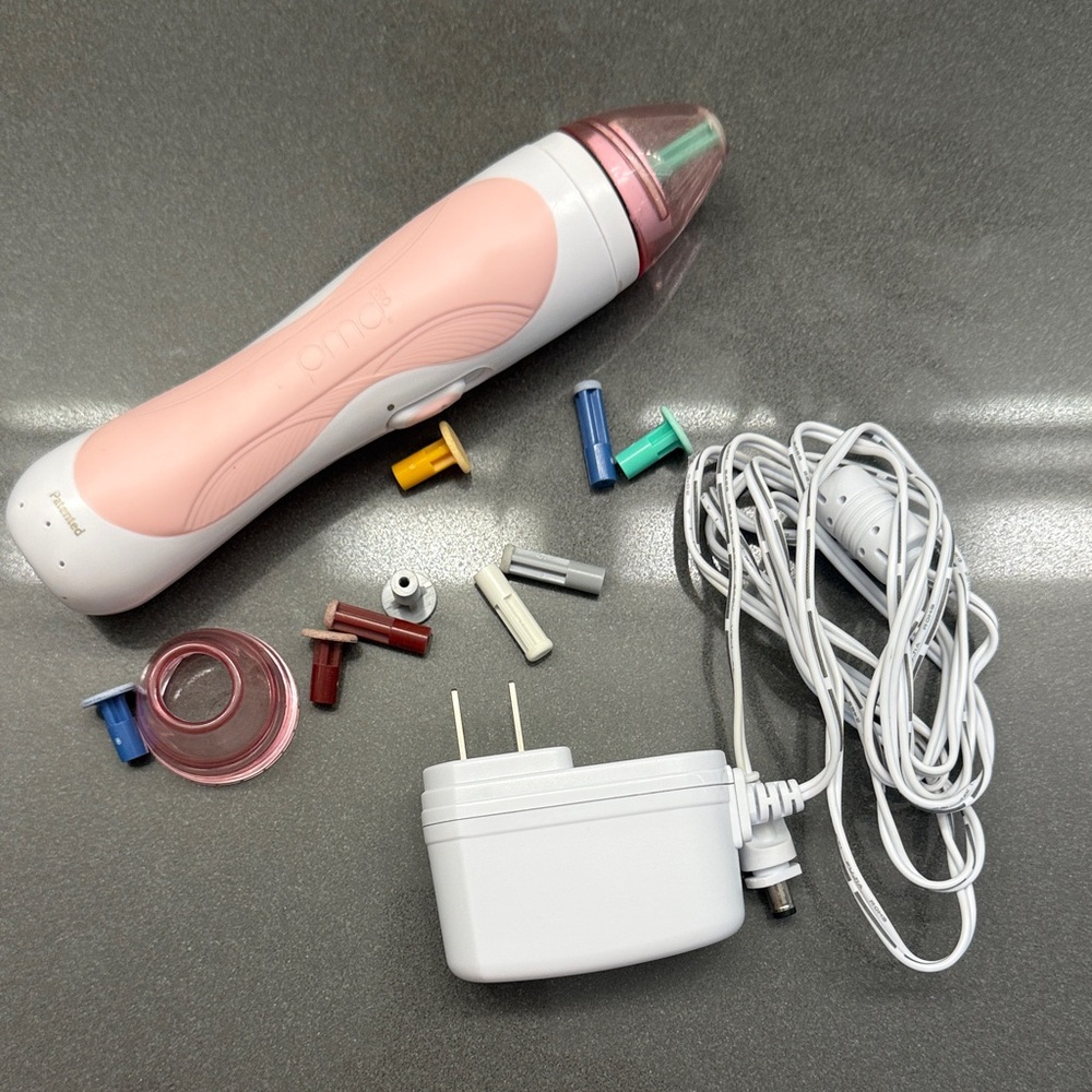 PMD Pink and White Microderm Device with Accessories
